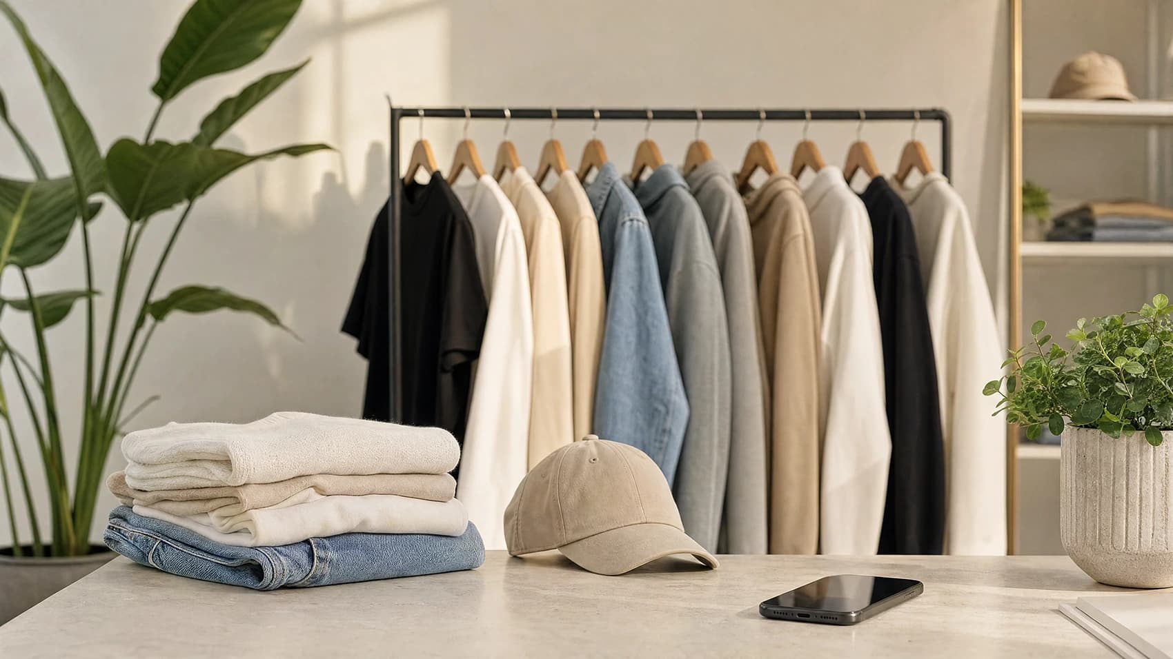 Illustration of a clothing brand growing an SMS subscriber list through mobile opt-ins