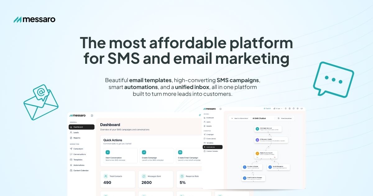 messaro website preview
